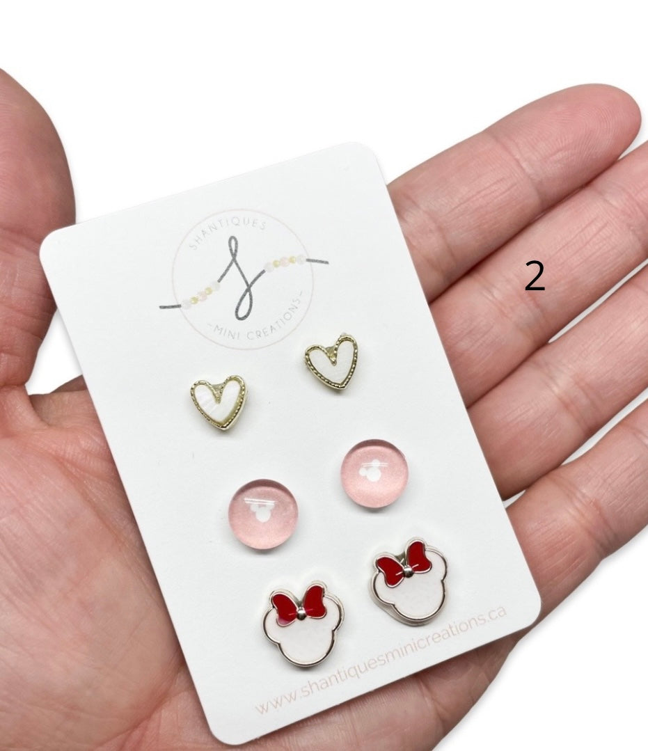 Mouse - Trio Earrings