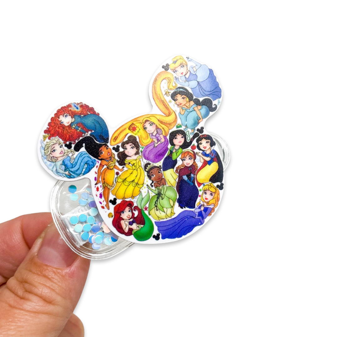 Princess Mouse - Non Slip Shaker Clips