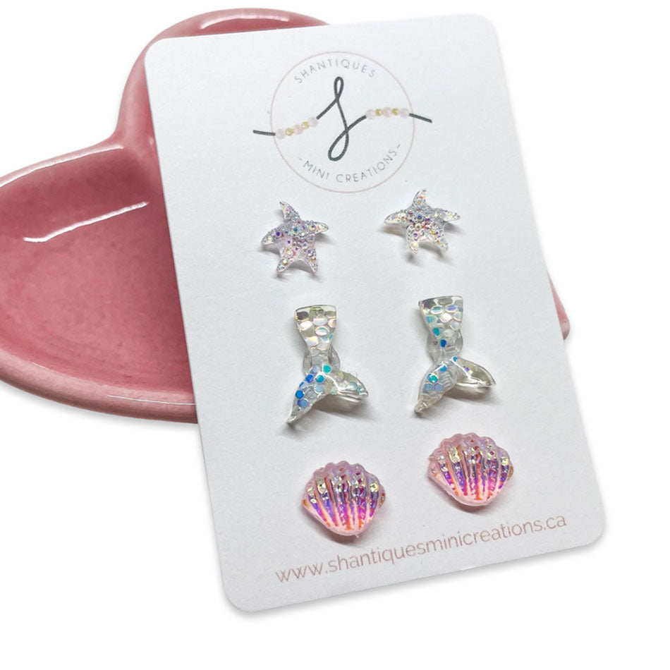Seashell - Trio Earrings