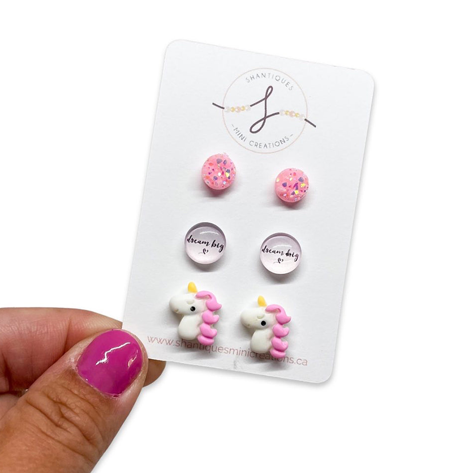 Unicorns - Trio Earrings