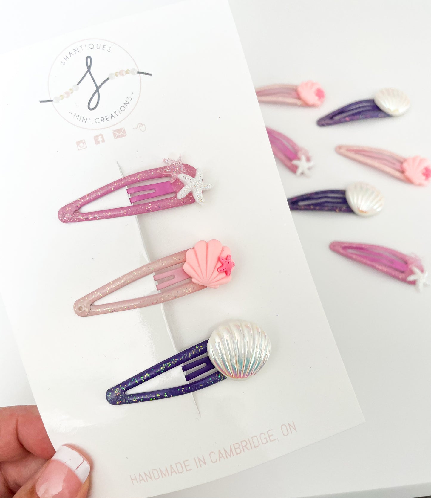 Trio Snap Clip Sets - Summer