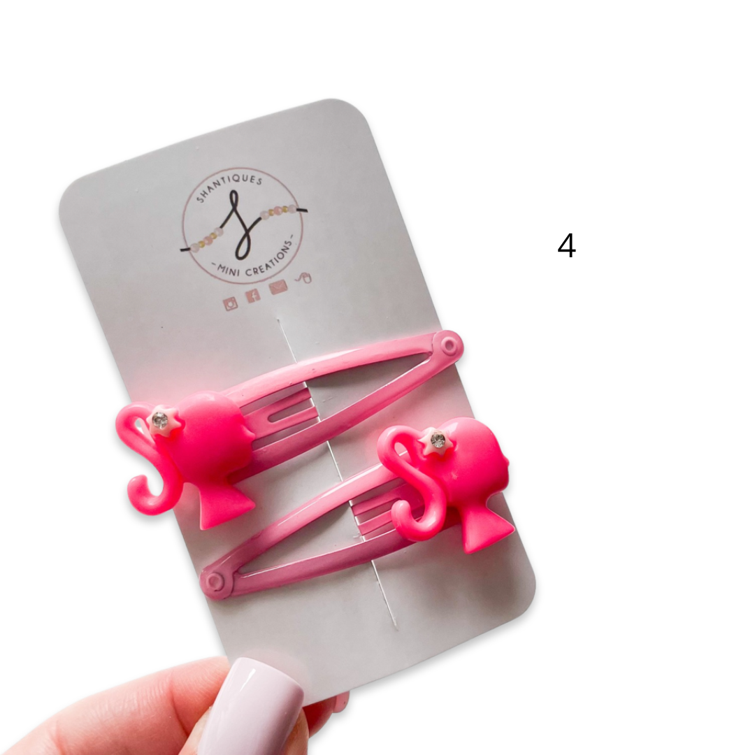 Dream Pink - Snap Clip Duo Sets