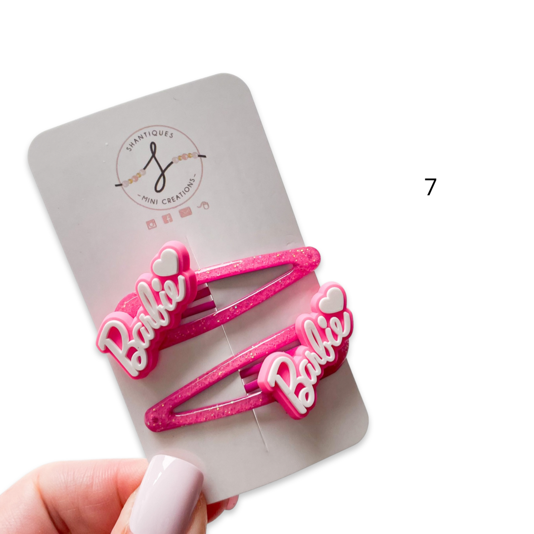 Dream Pink - Snap Clip Duo Sets