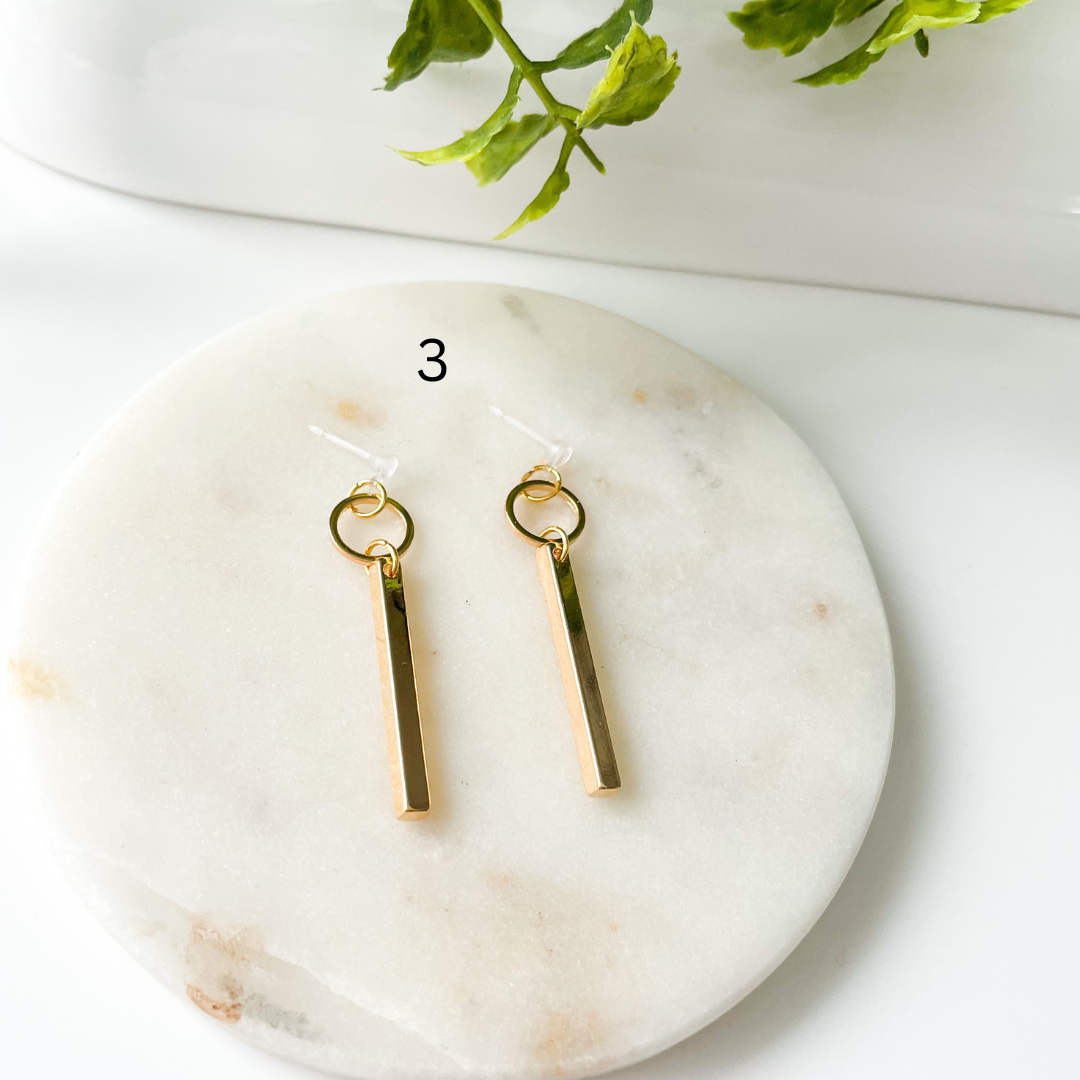 Gold Plated Collection - Dangle Earrings