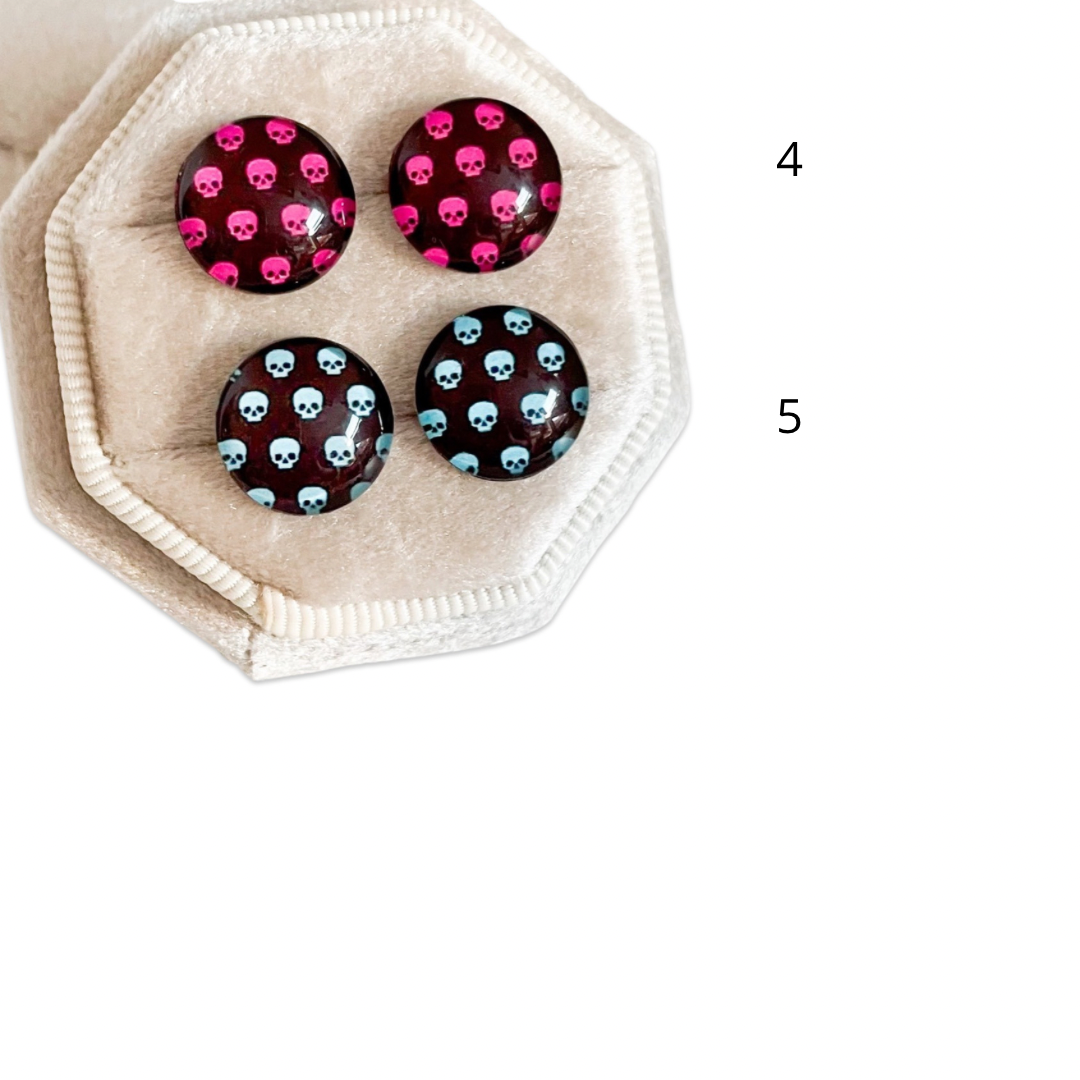 Earrings - Halloween Rounds