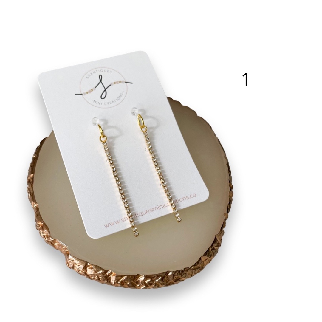 Diamond Drops - Dangle Earrings