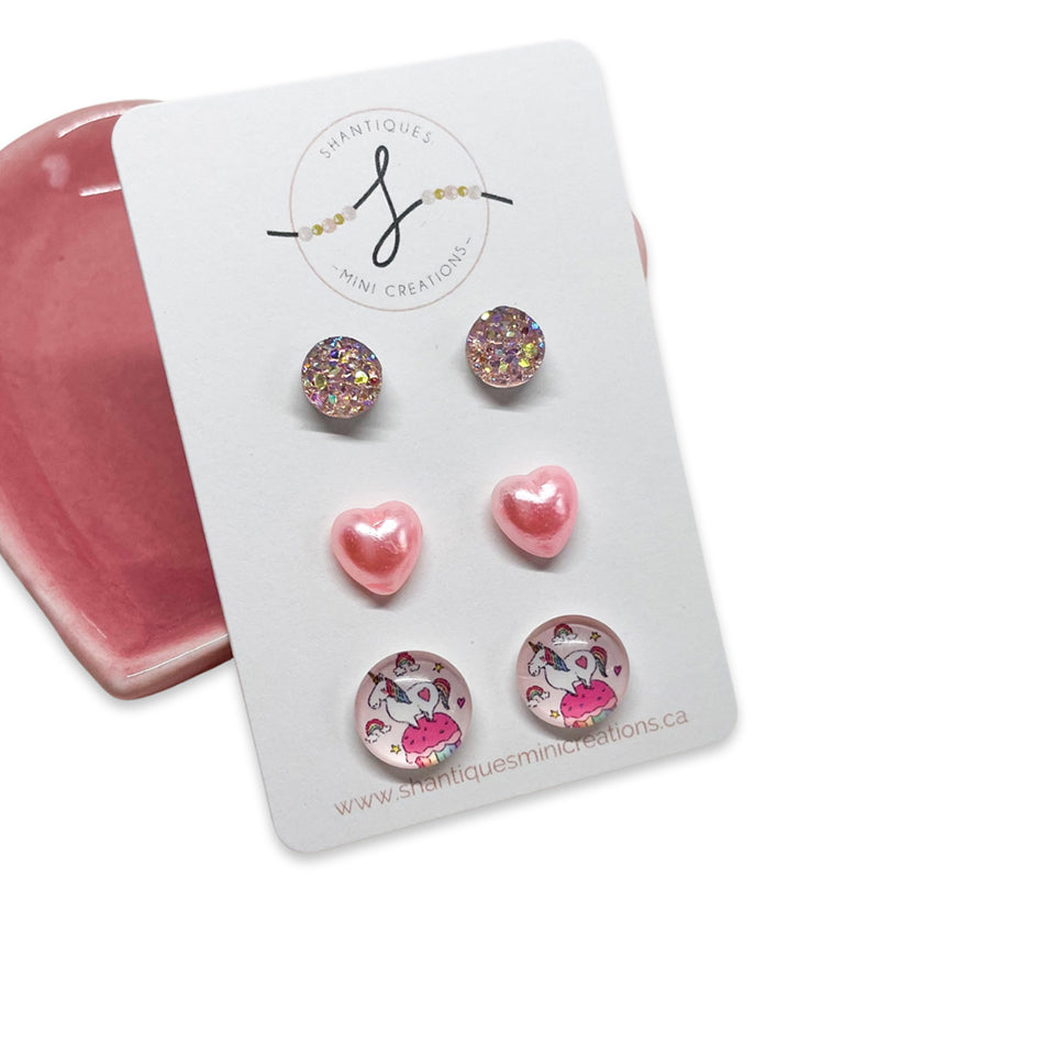 Unicorns - Trio Earrings