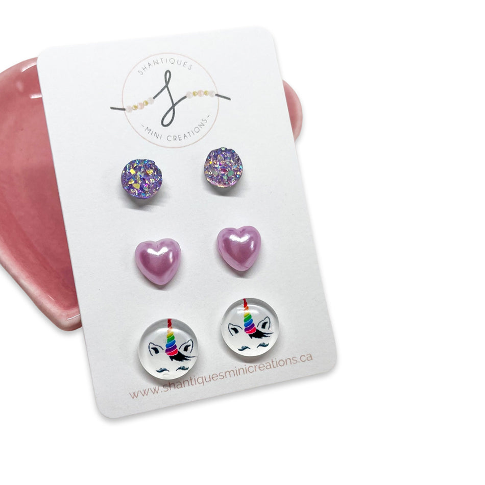 Unicorns - Trio Earrings