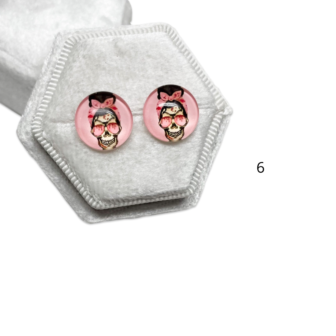 Earrings - Halloween Rounds