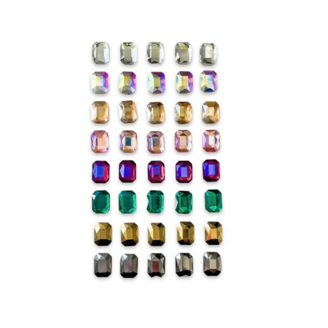 Mini Rhinestone Bars - Earrings