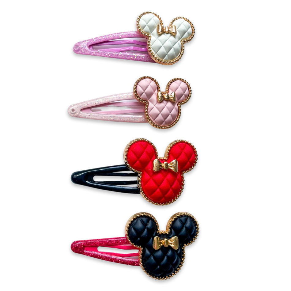 Premium Mouse - Glitter Snap Clip