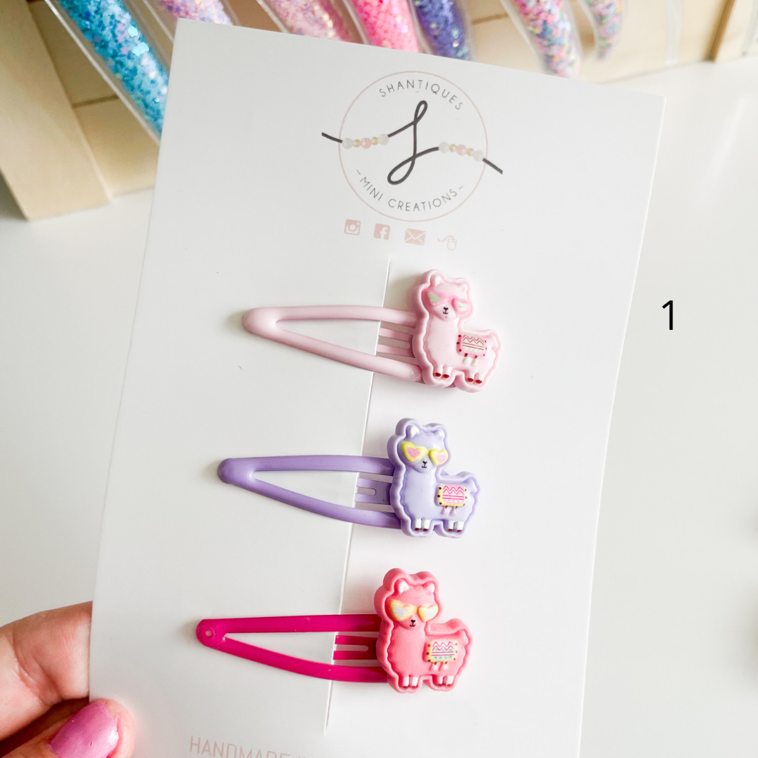 Trio Snap Clip Sets - Spring Fun