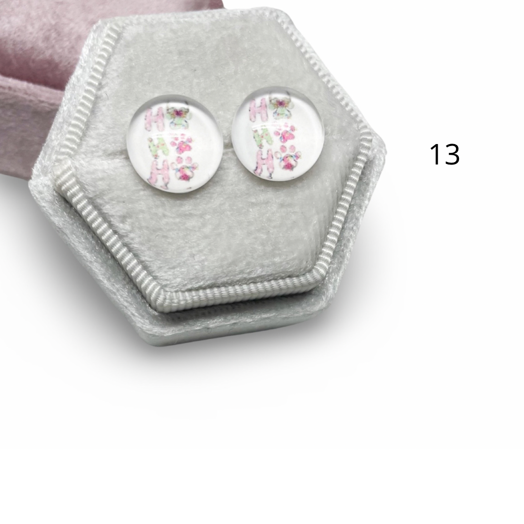 Earrings - Christmas Rounds