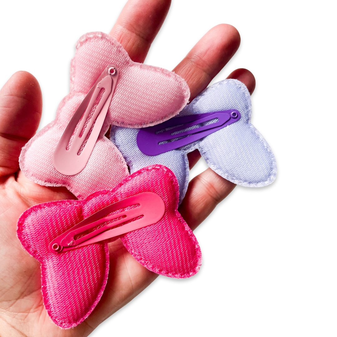 Sequin Bows - Snap Clips