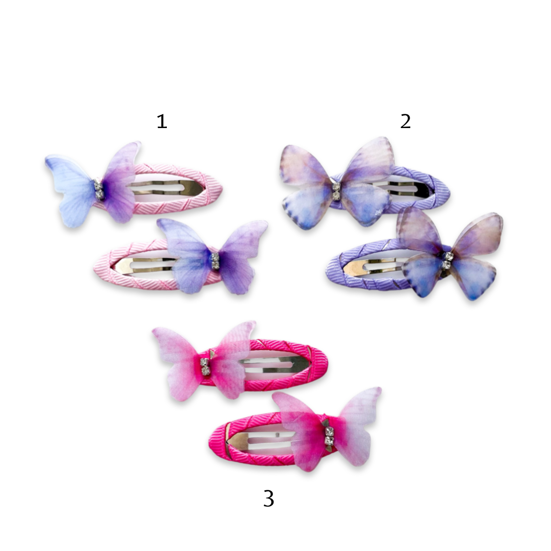 Snap Clip Sets - Butterflies