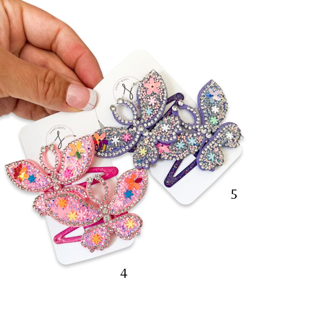 Snap Clip Sets - Butterflies