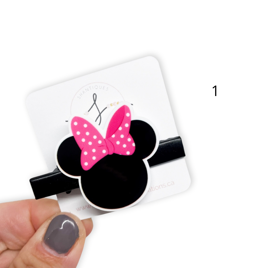 Mouse - Alligator Bar Clips