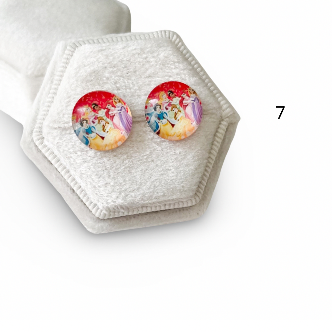 Dangle Earrings - Christmas Mouse/Princess'