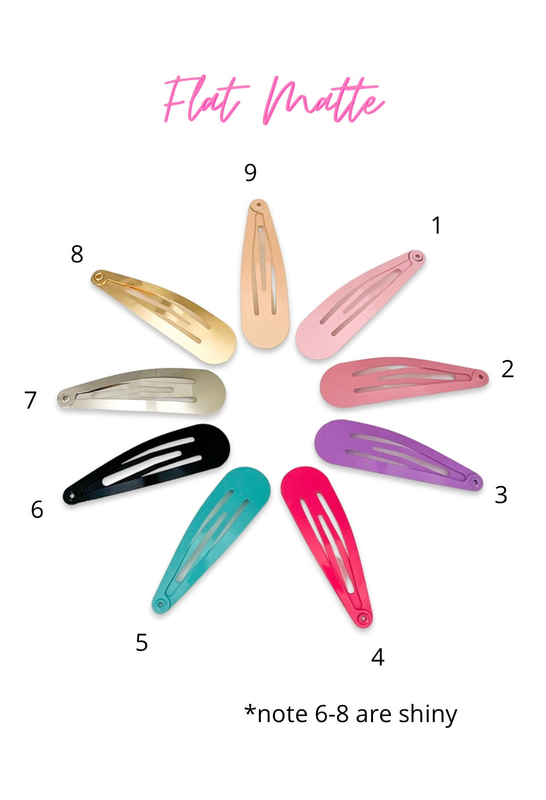 Glitter and Shine - Non Slip Clips
