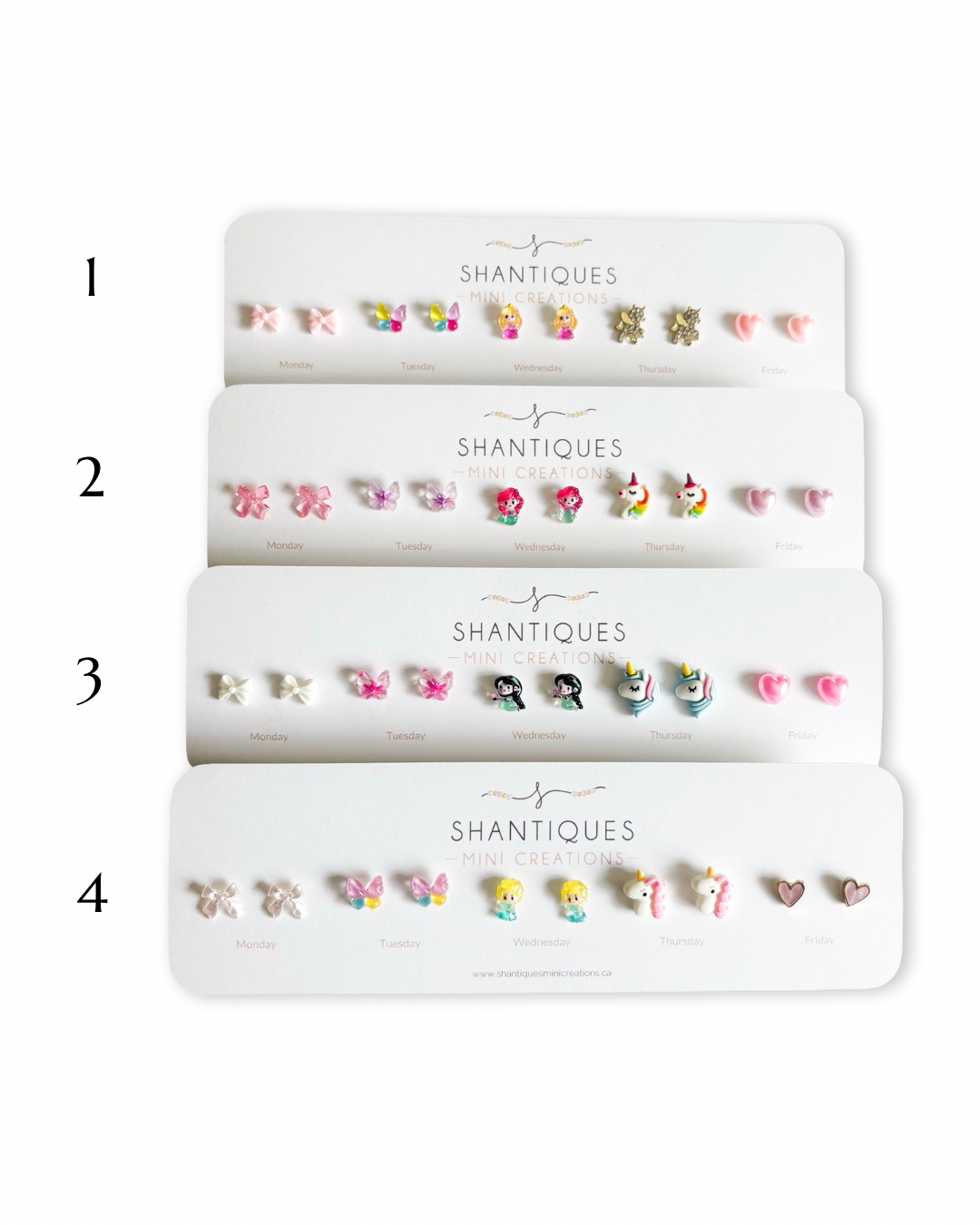 Earring Set - Mix and Match Princess Everyday Earring Set