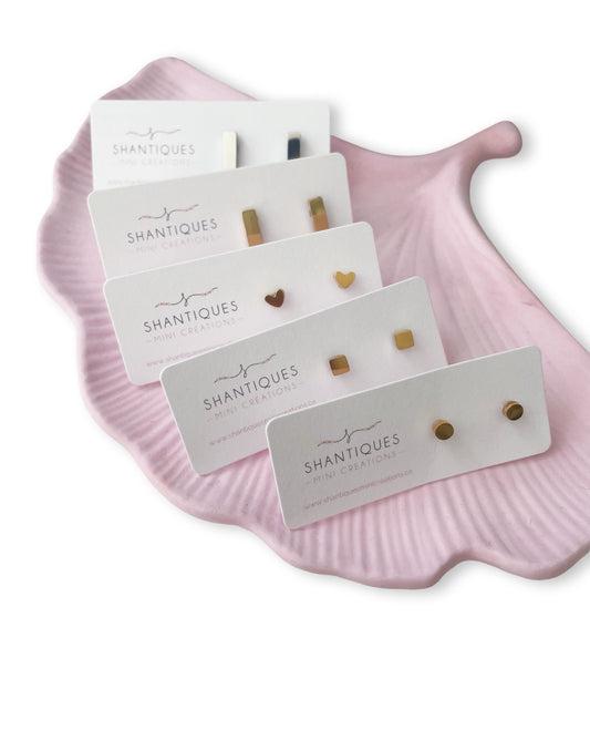 Earrings - 14K Gold Plated / Stainless Steel Collection