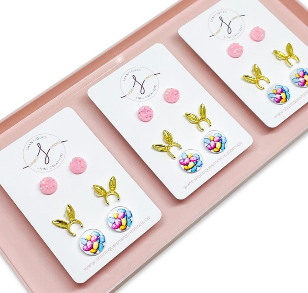 Trio Earrings - Easter