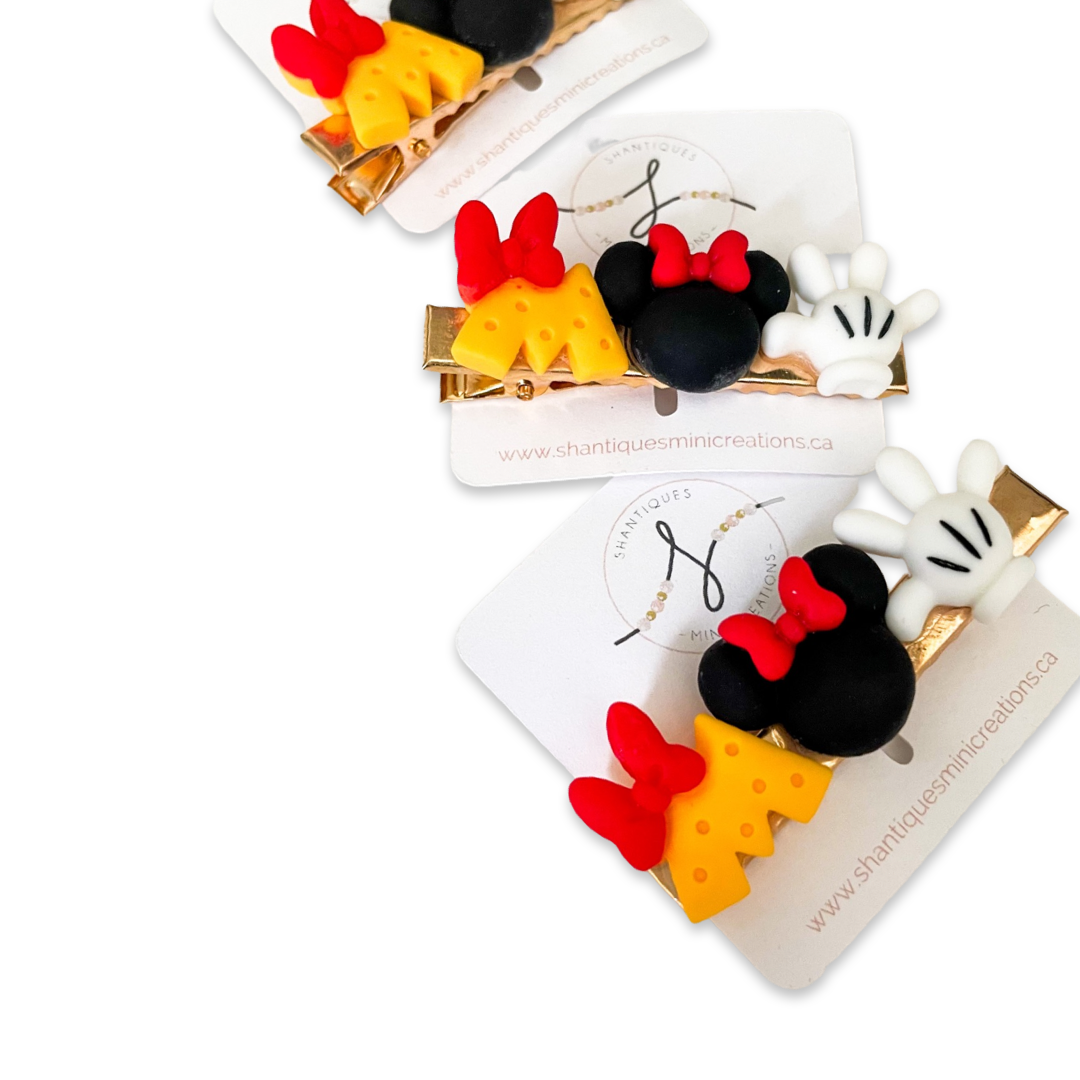 Mouse - Alligator Bar Clips