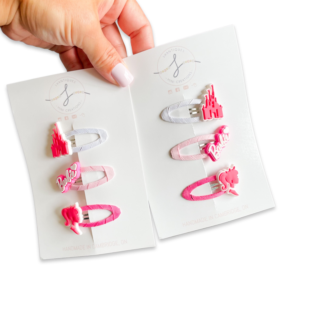 Dream Pink - Trio Snap Clip Sets