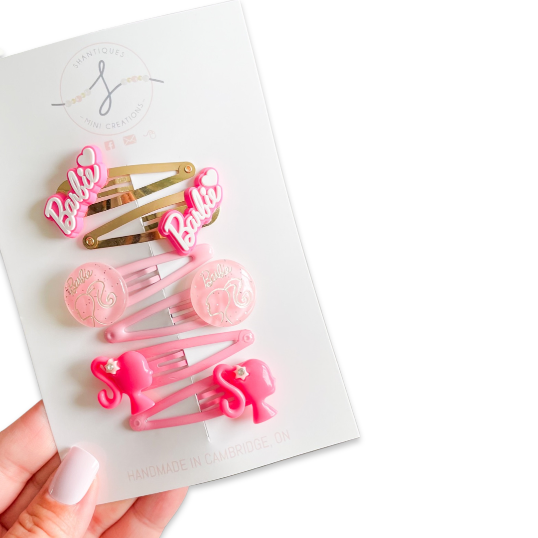 Dream Pink - Trio Snap Clip Full Sets (3 sets)