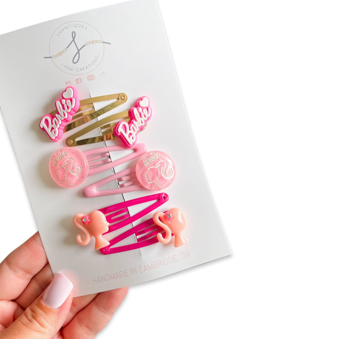 Dream Pink - Trio Snap Clip Full Sets (3 sets)