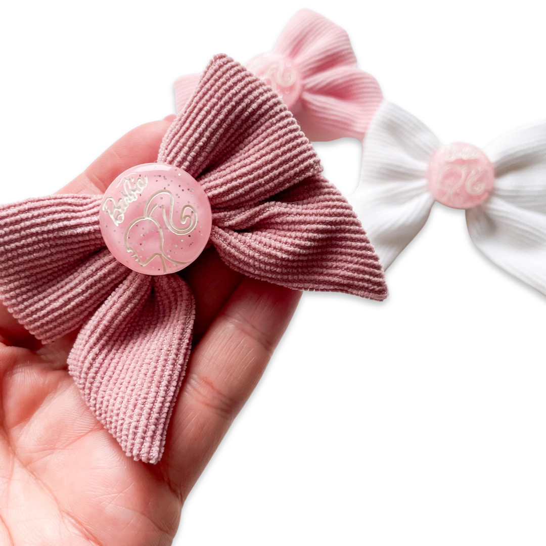 Dream Pink Bows - Non Slip Clips