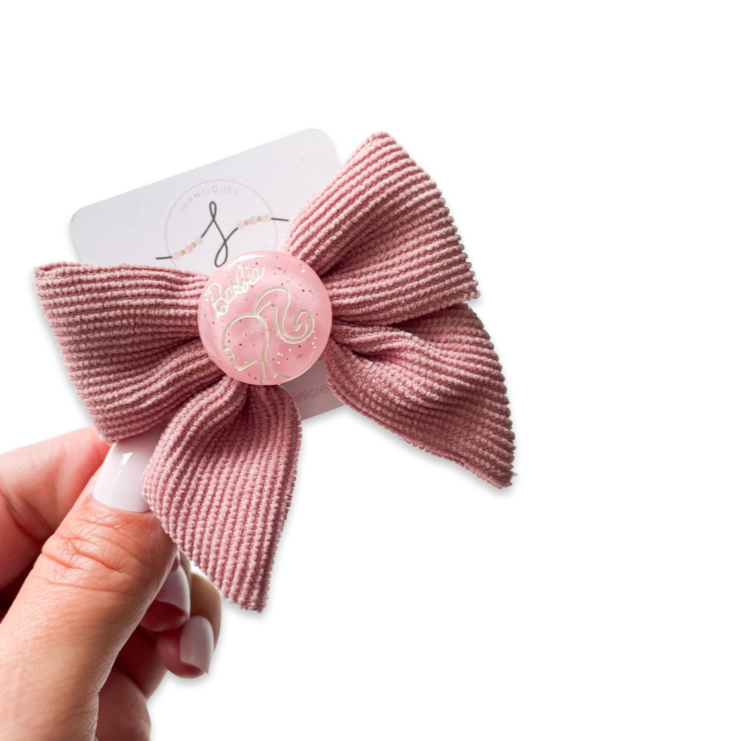 Dream Pink Bows - Non Slip Clips