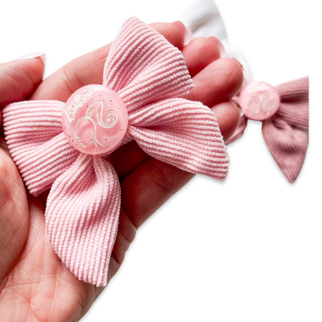 Dream Pink Bows - Non Slip Clips