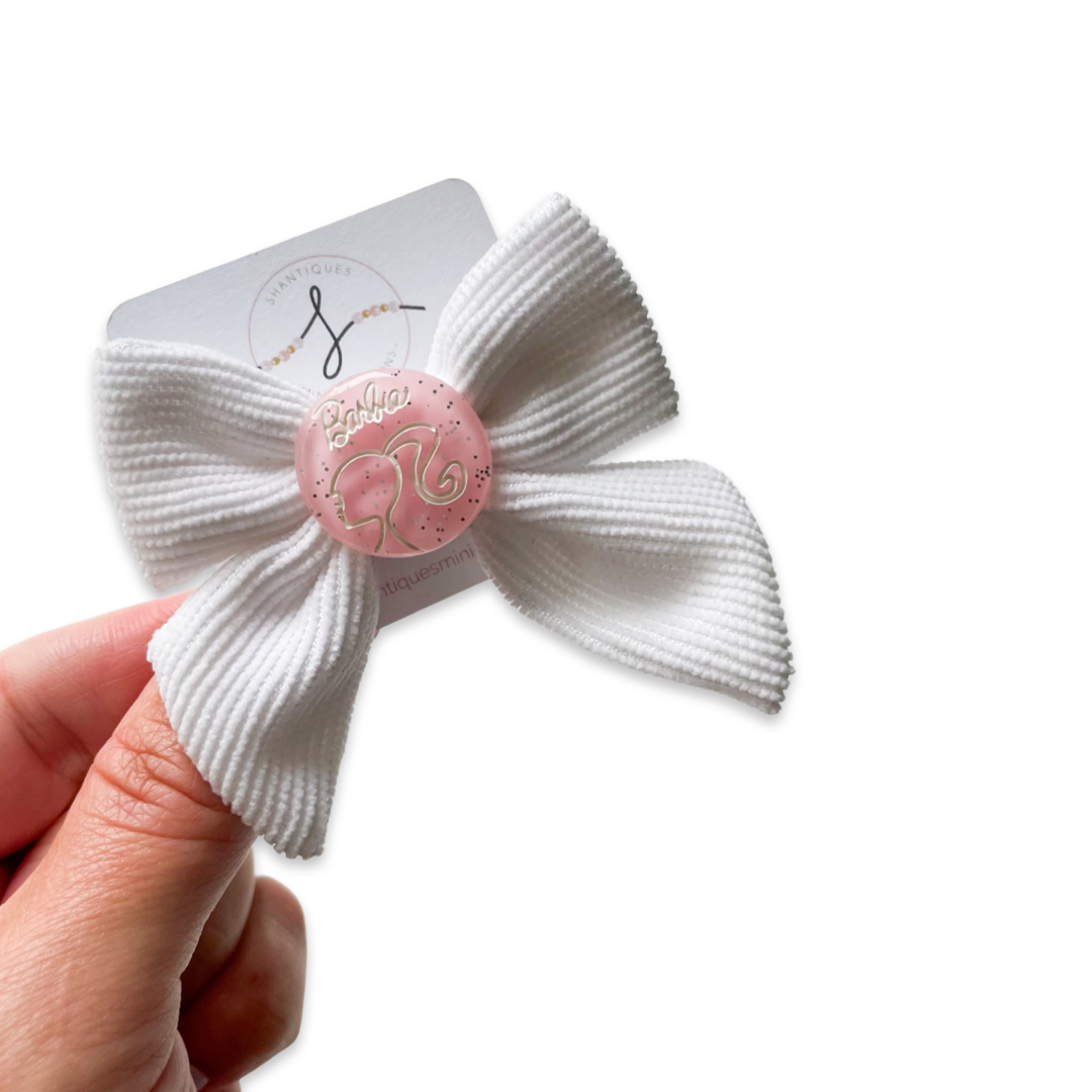 Dream Pink Bows - Non Slip Clips