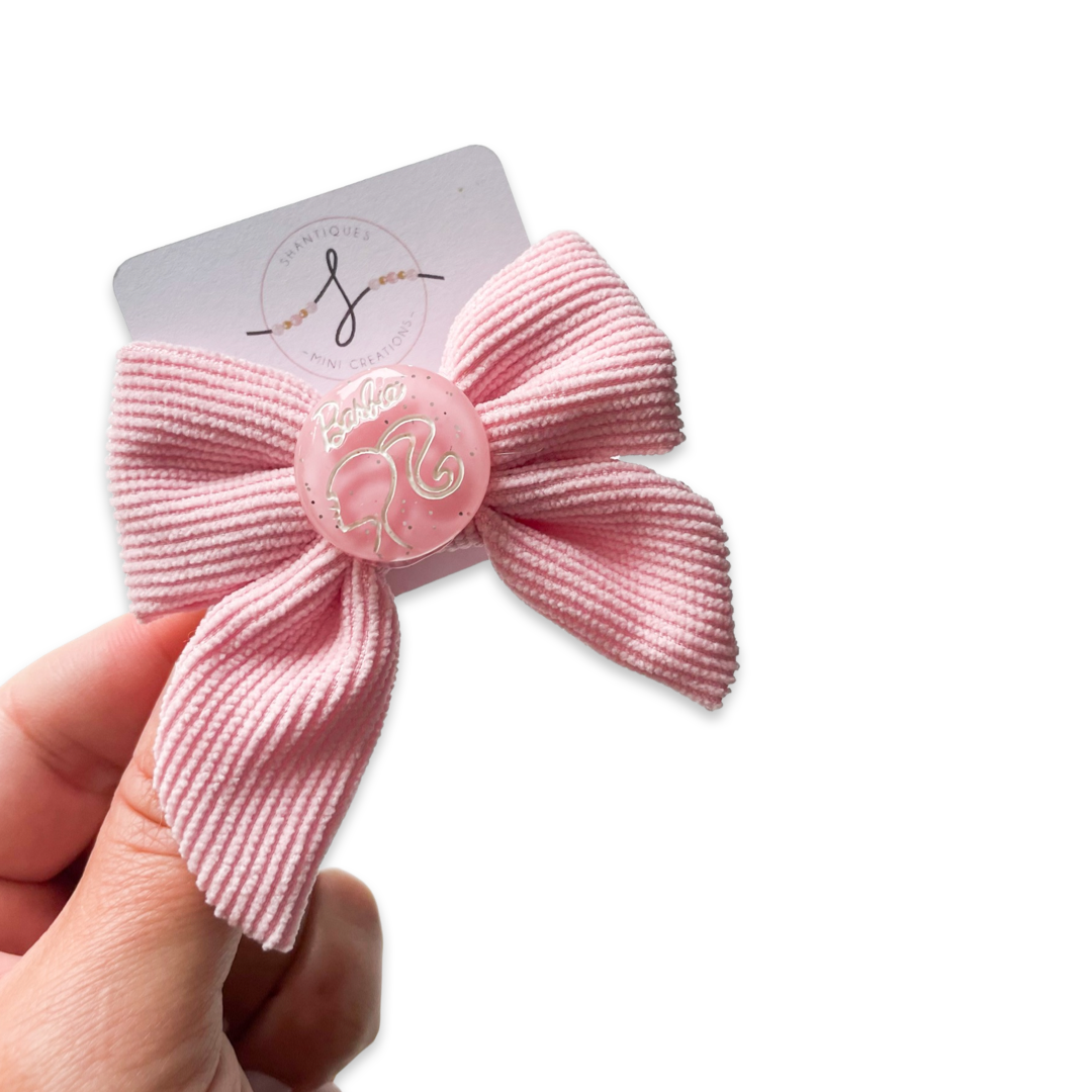 Dream Pink Bows - Non Slip Clips