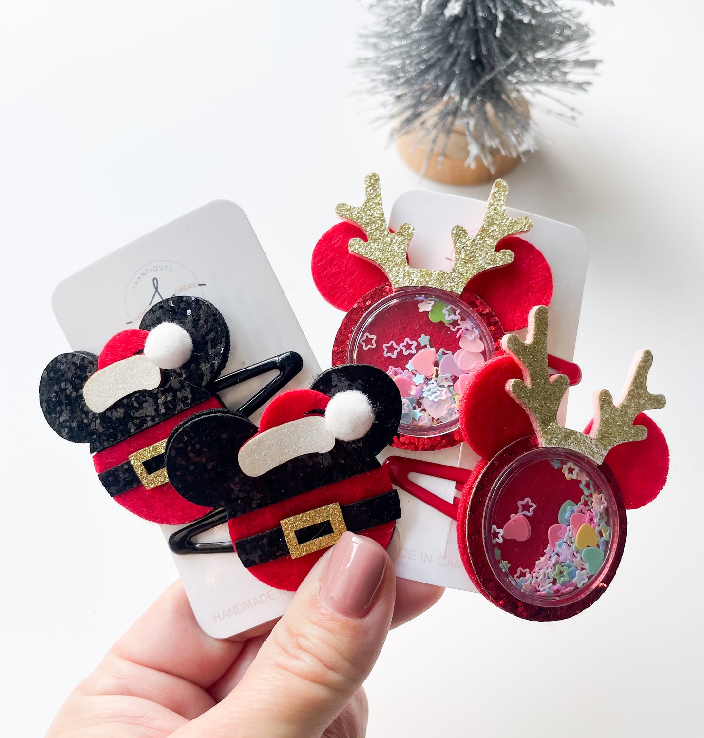 Snap Clip Sets - Christmas Shaker/Felt