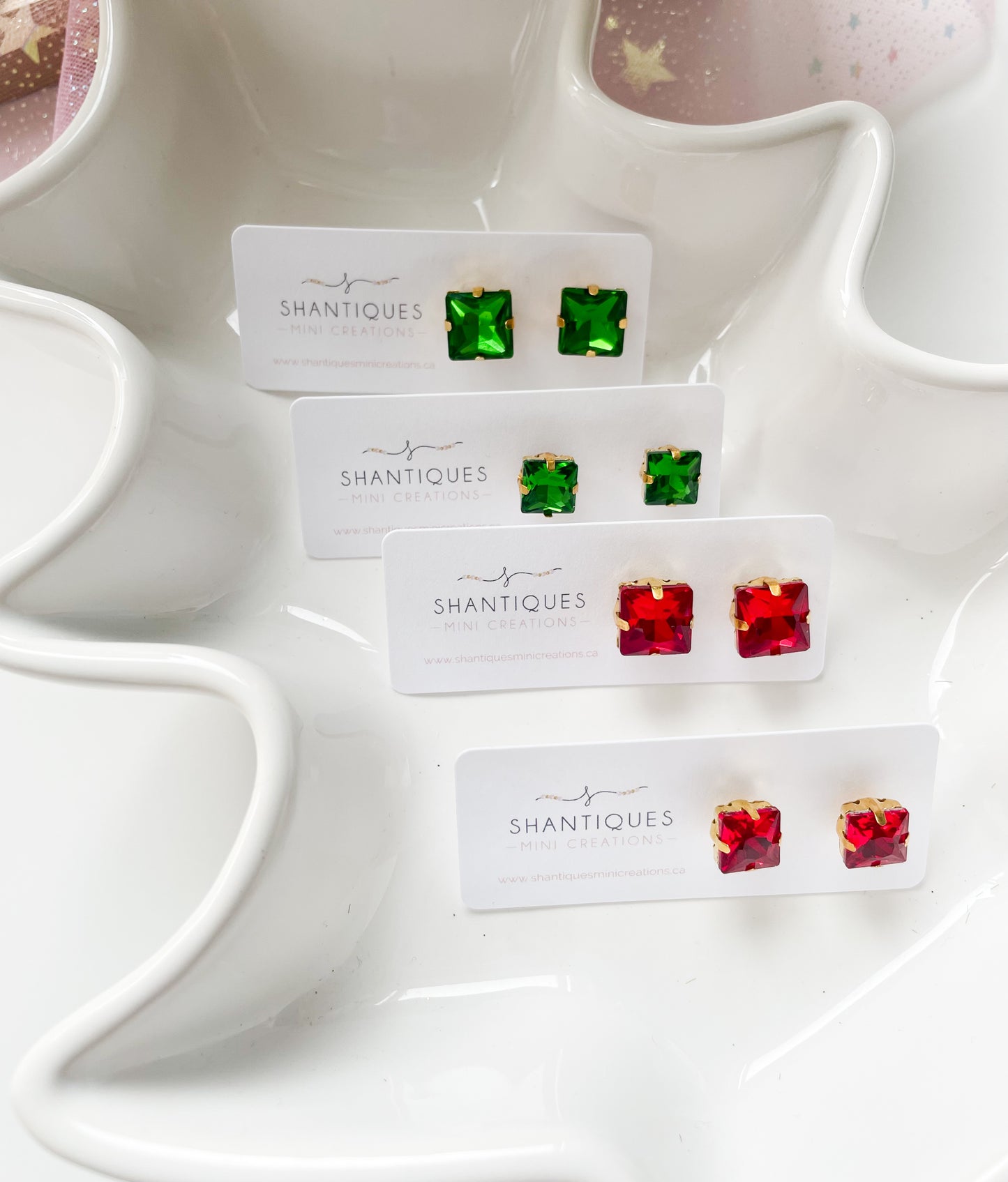 Earrings - Holiday Rhinestone