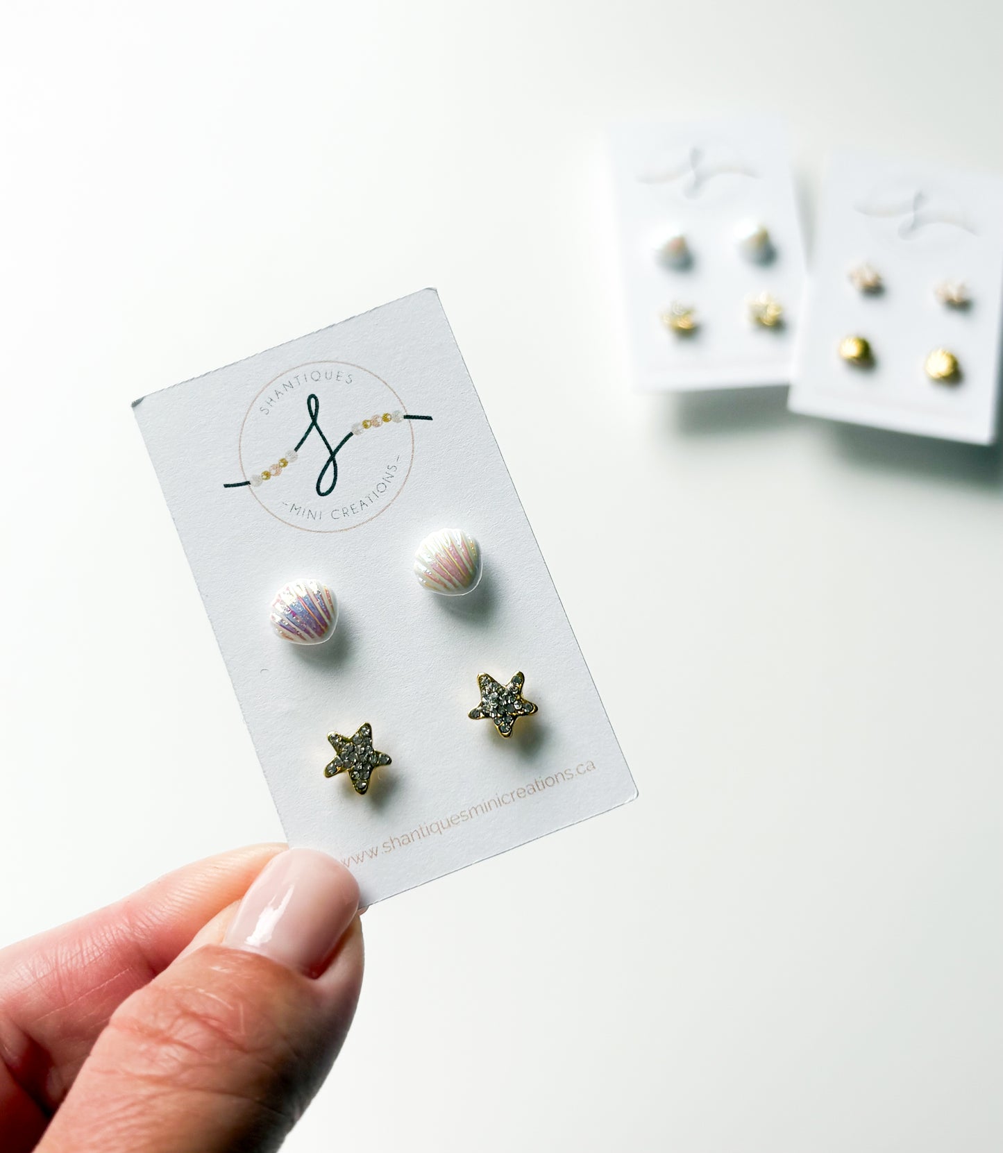 Duo Earrings - Summer Metallics