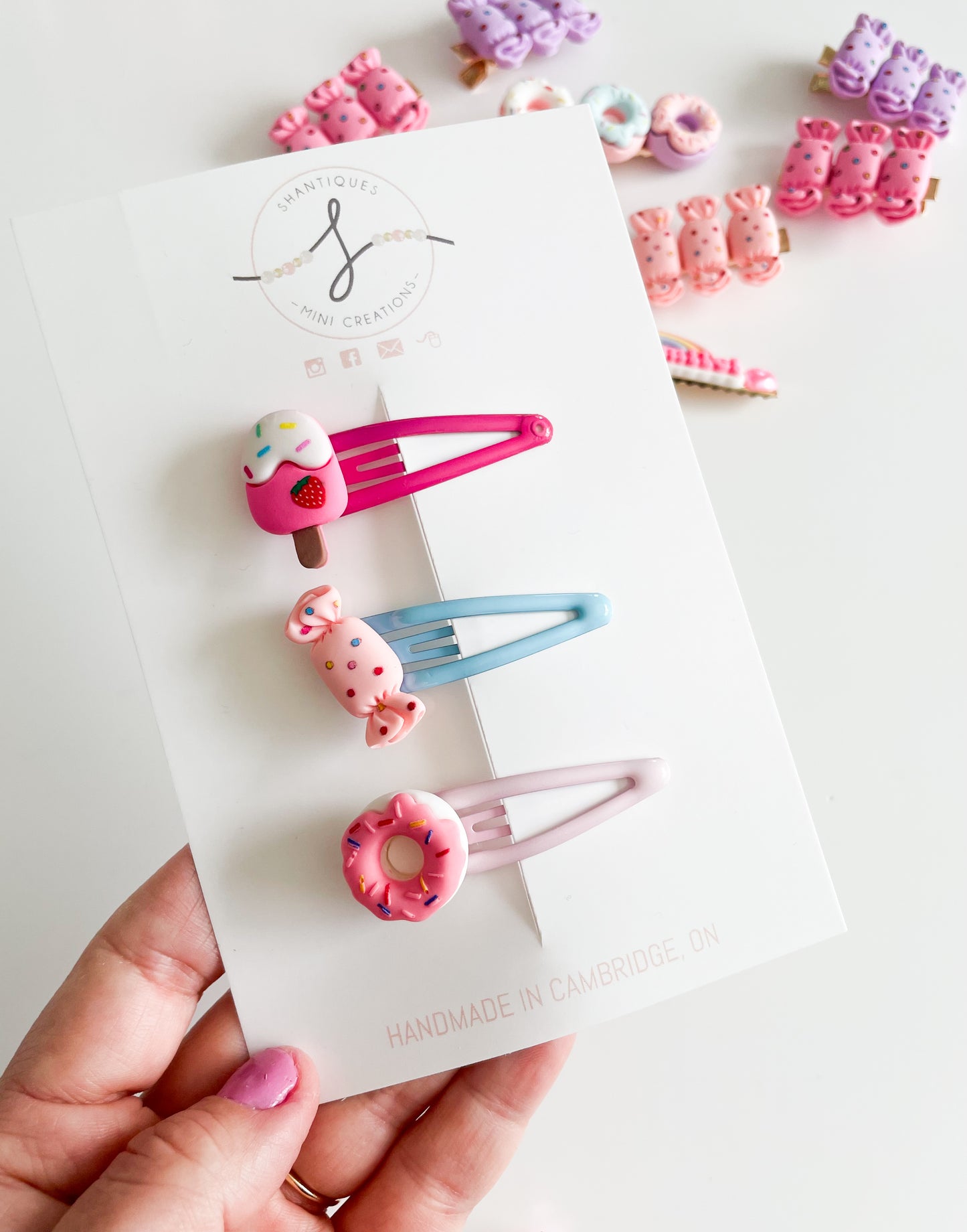 Trio Snap Clip Sets - Spring Fun