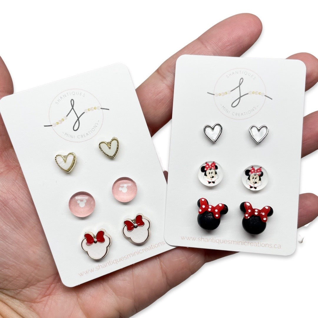 Mouse - Trio Earrings