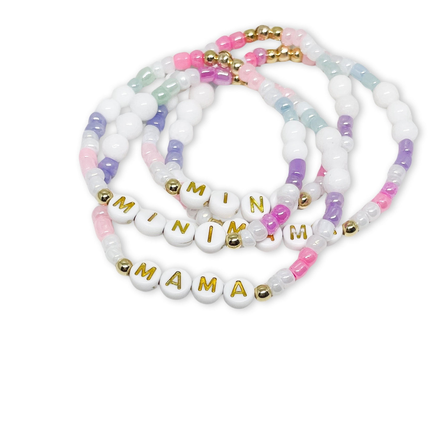 Bracelet Sets - Pastel Mama and Mini