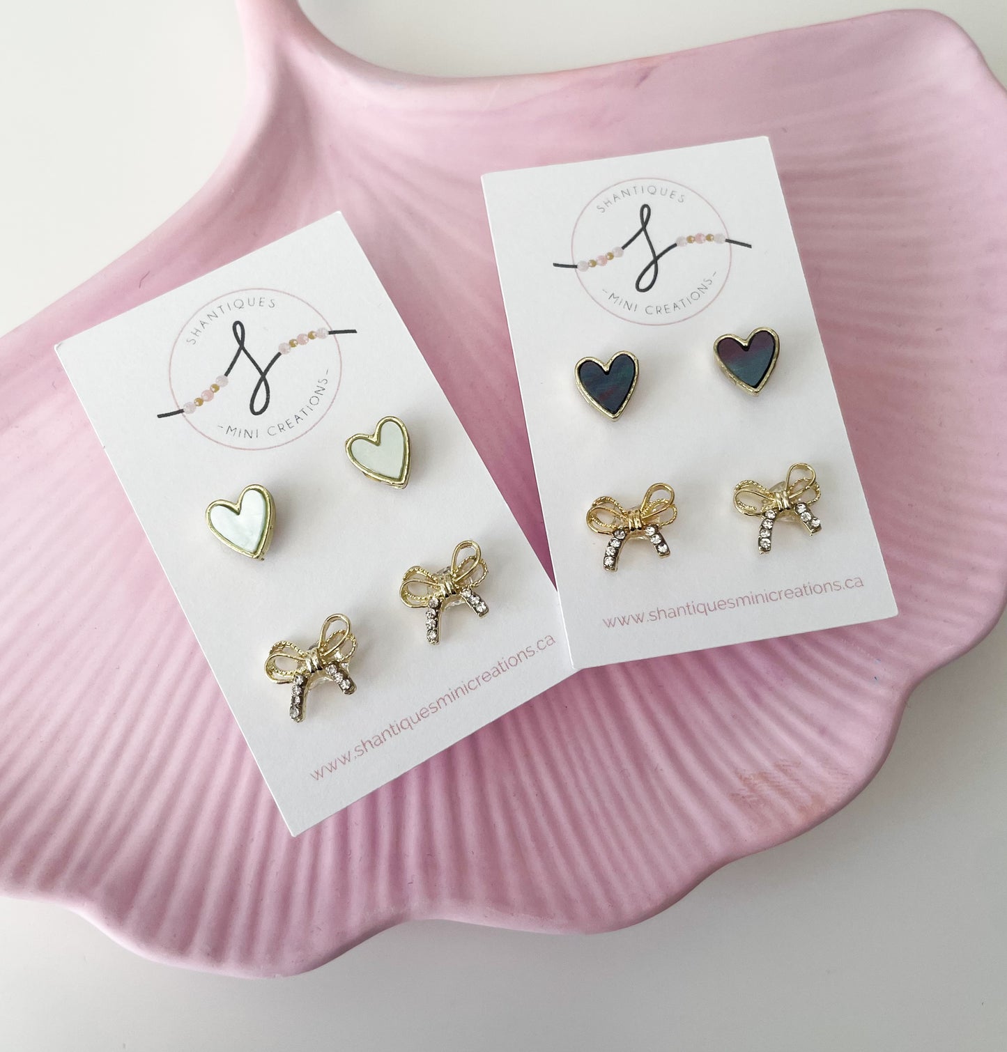 Duo Earrings - Flowers / Butterflies