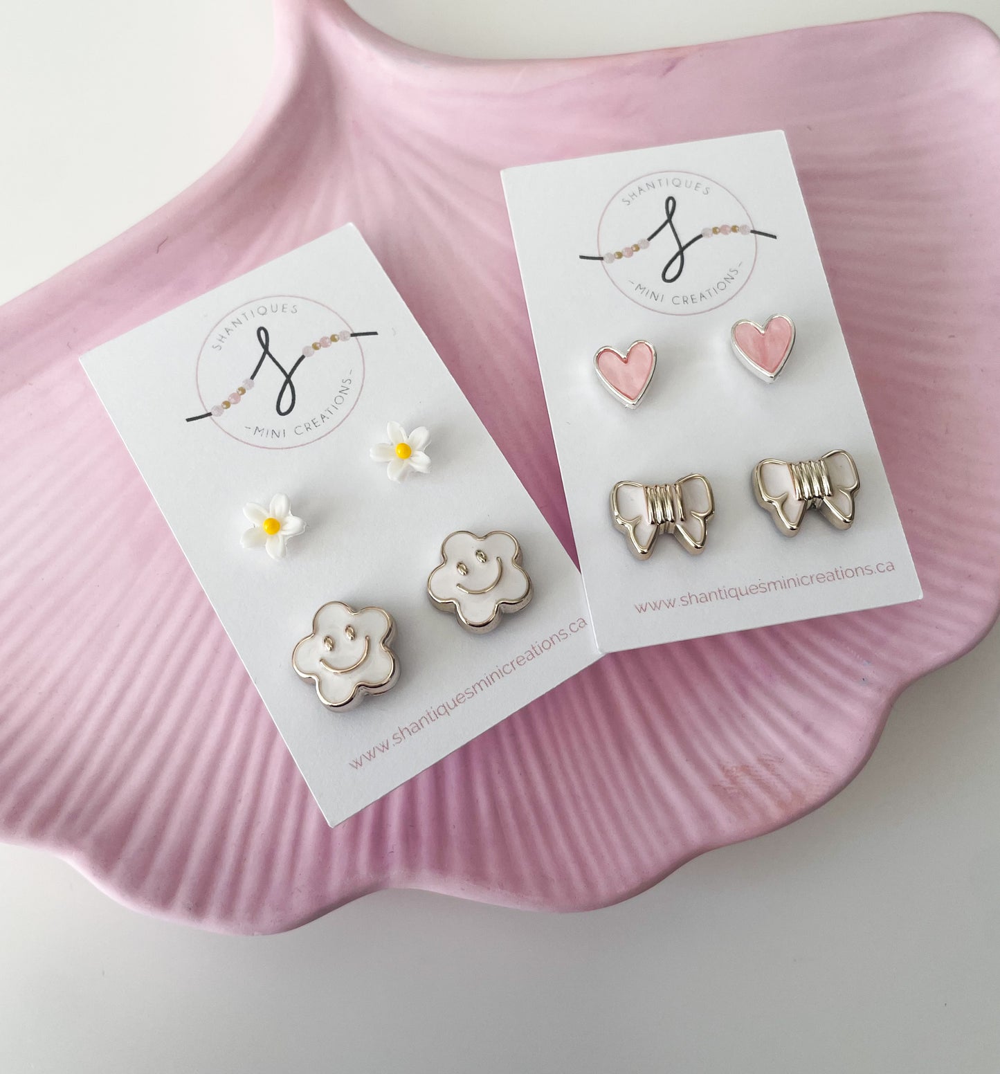 Duo Earrings - Flowers / Butterflies