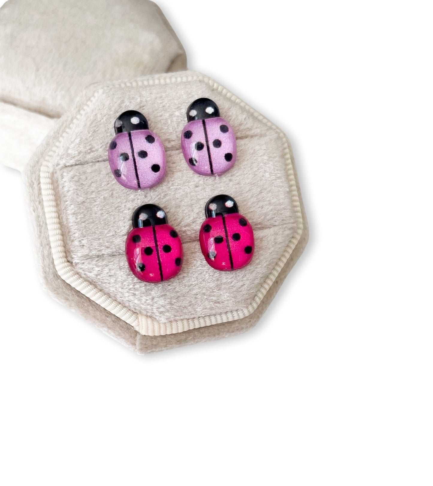 Earrings - Ladybugs