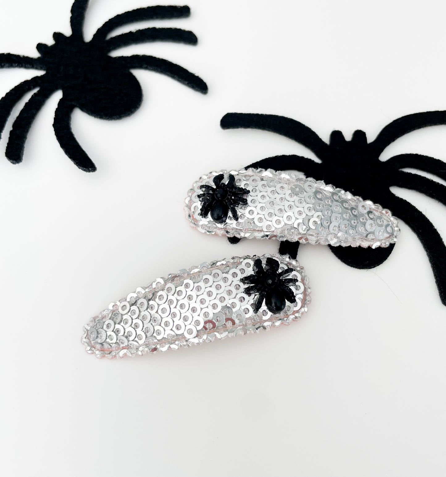 Snap Clip Sets - Glitter Sequin Halloween