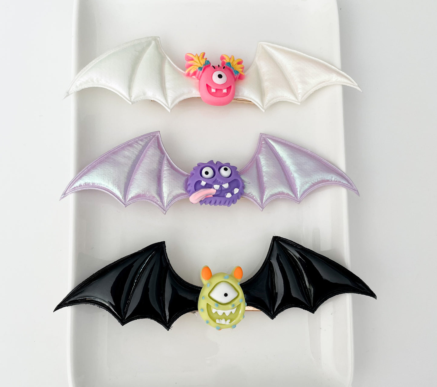 Alligator Bar Clips - Monster Bats