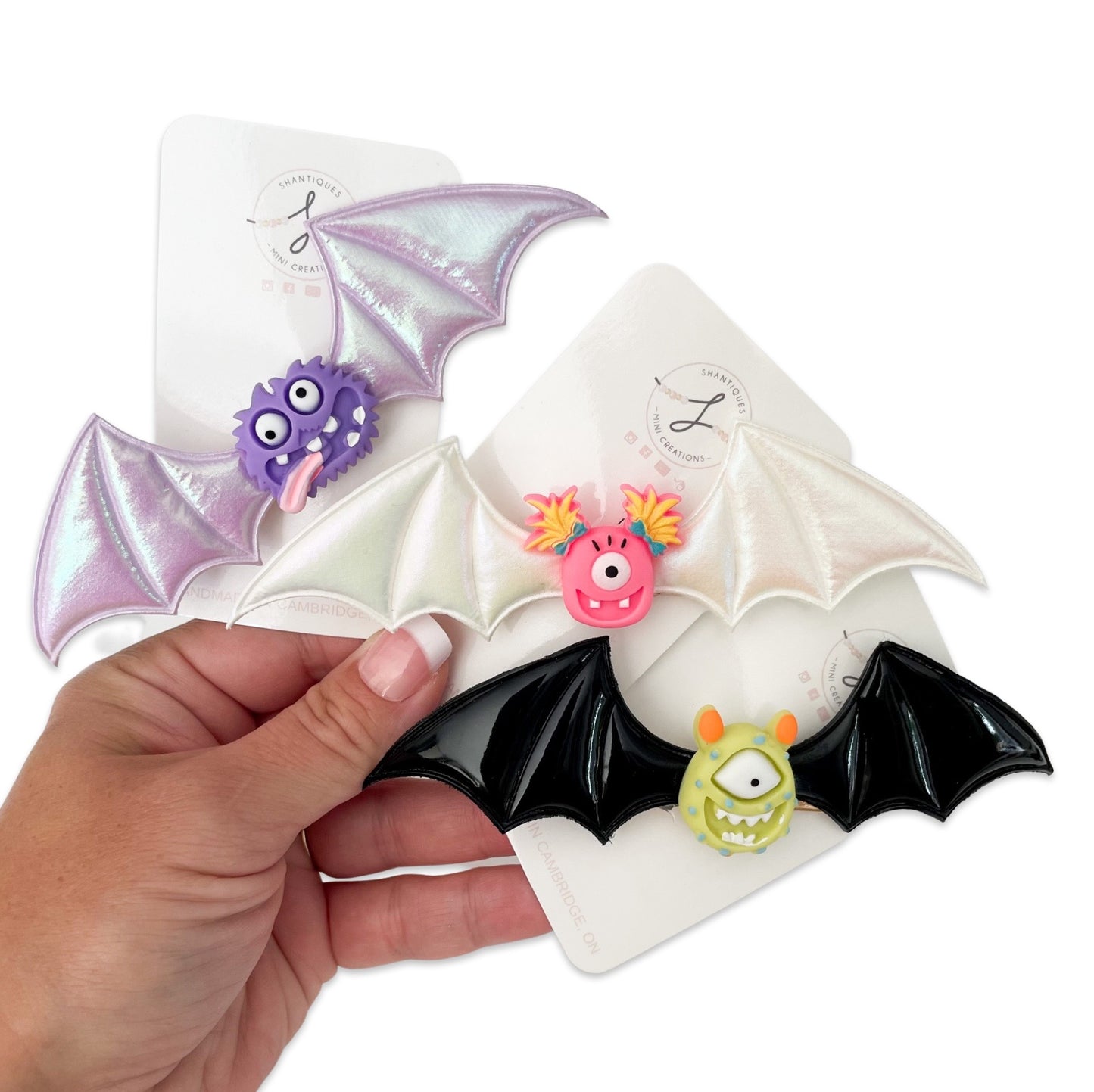 Alligator Bar Clips - Monster Bats