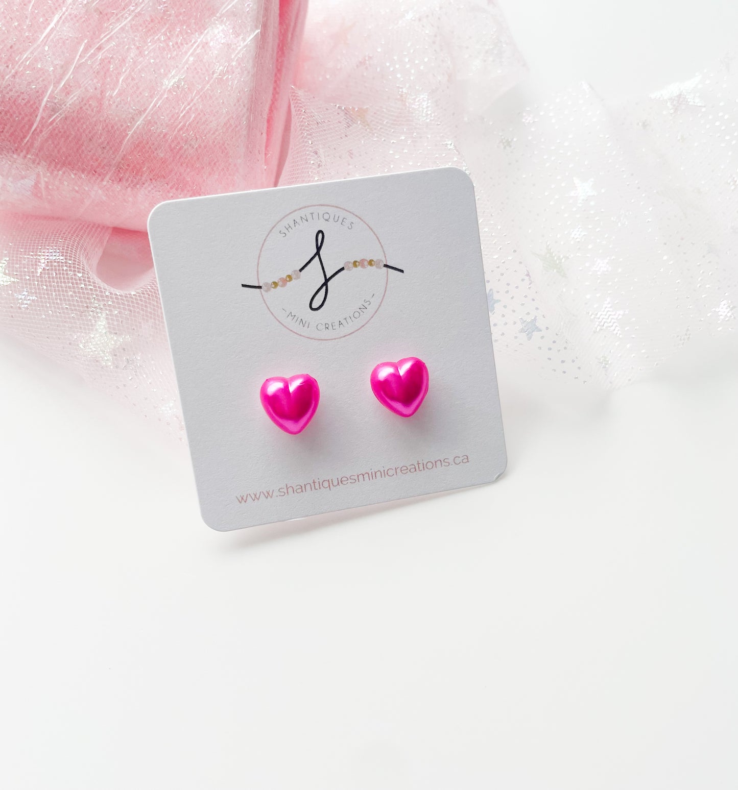 Metallic Hearts - Earrings