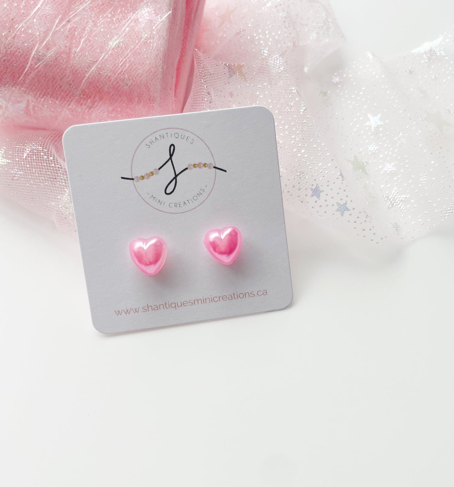 Metallic Hearts - Earrings