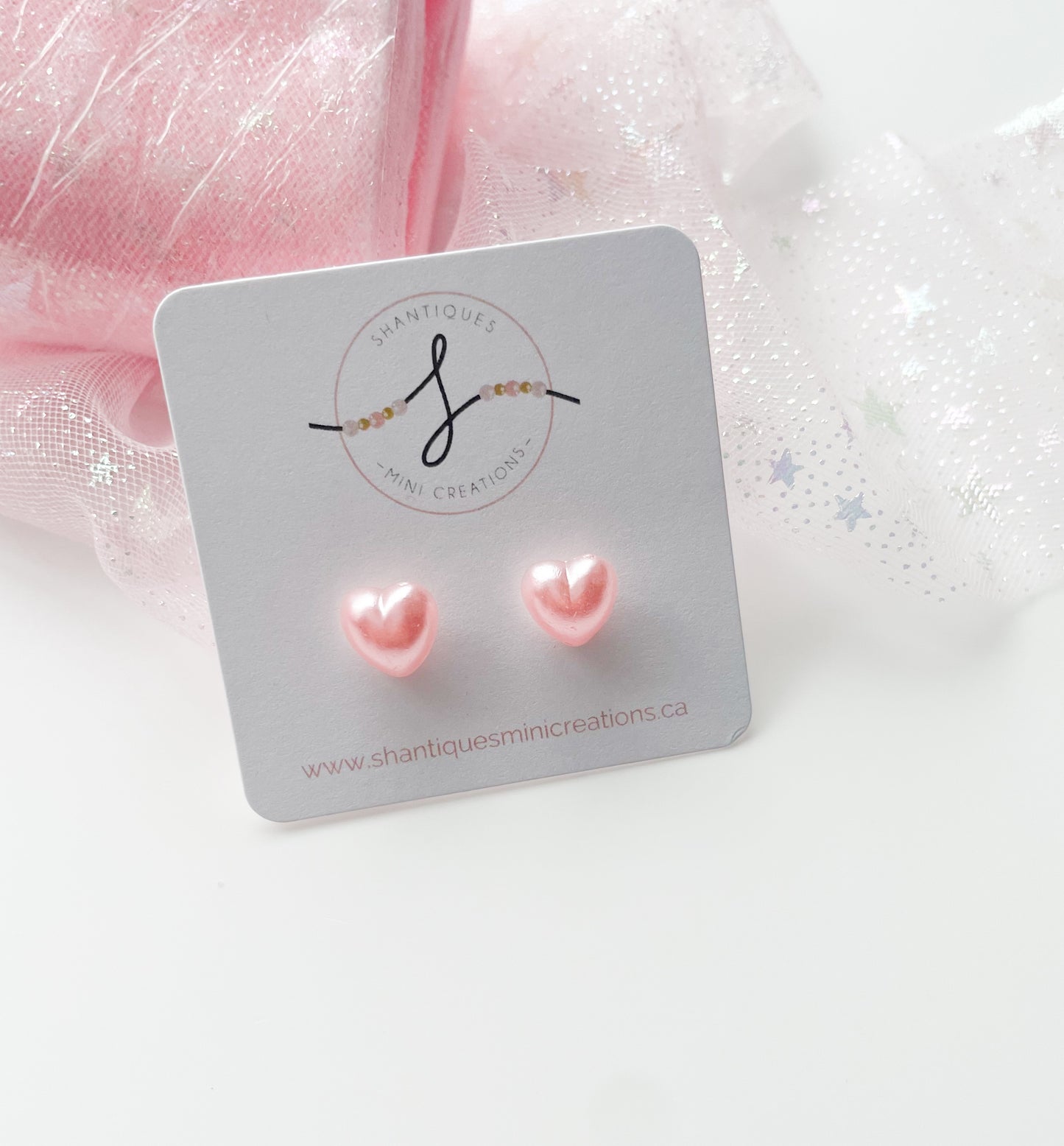 Metallic Hearts - Earrings